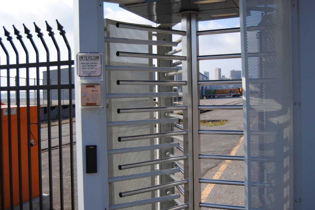 Photo of security access to a business